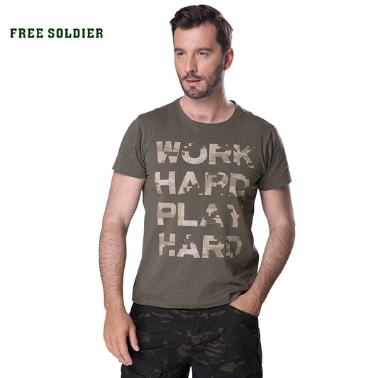 FREE SOLDIER outdoor camping tactical military men's t shirt - PL Online Boutique