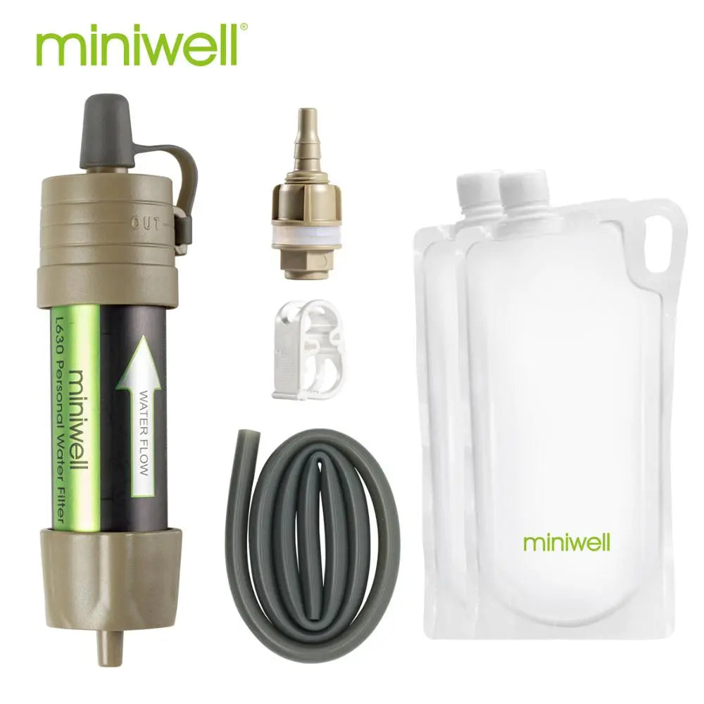 Miniwell L630 Portable Outdoor Water Filter Survival Kit - PL Online Boutique