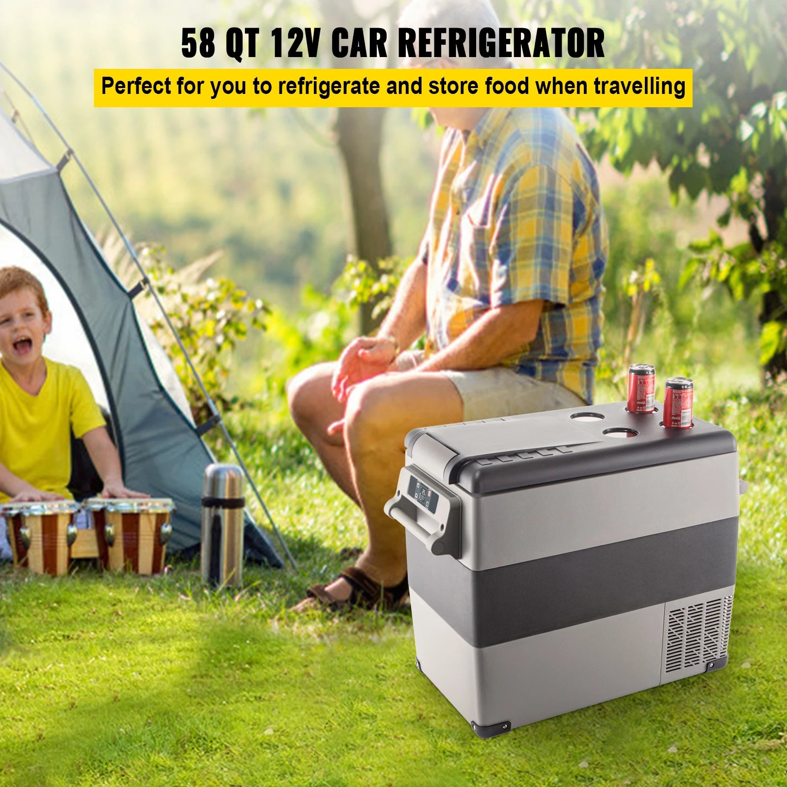 VEVOR Car Refrigerator Mini Fridge Freezer Portable Cooler - PL Online Boutique