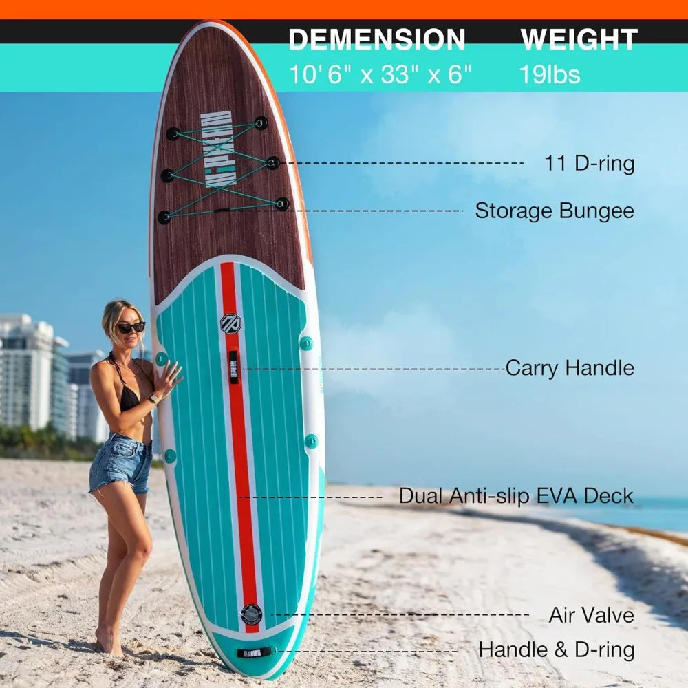 Inflatable Stand Up Paddle Board with SUP Accessories, - PL Online Boutique