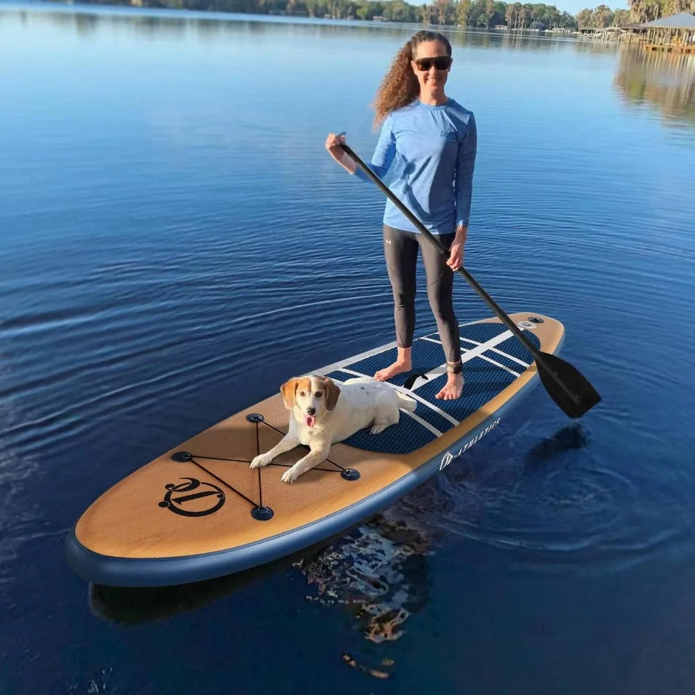 Inflatable Stand Up Paddle Board (6 Inches Thick), - PL Online Boutique