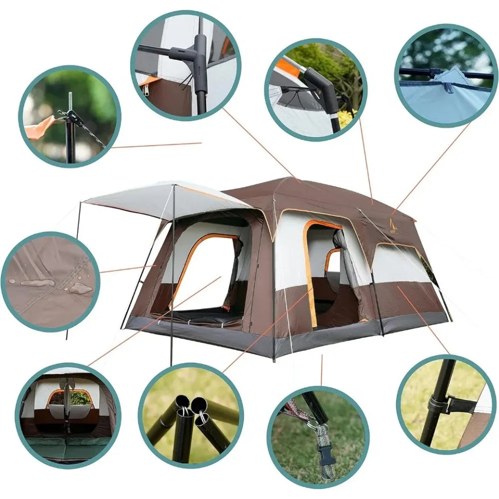 Extra Large Tent 10-12 Person - PL Online Boutique