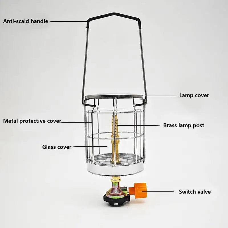 Gas Lamp Outdoor Camping Lantern Propane - PL Online Boutique