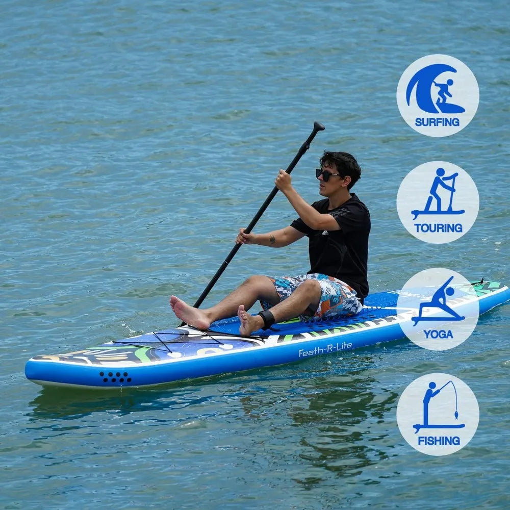 Inflatable Stand Up Paddle Board Ultra-Light SUP with Premium Paddleboard Accessories, - PL Online Boutique