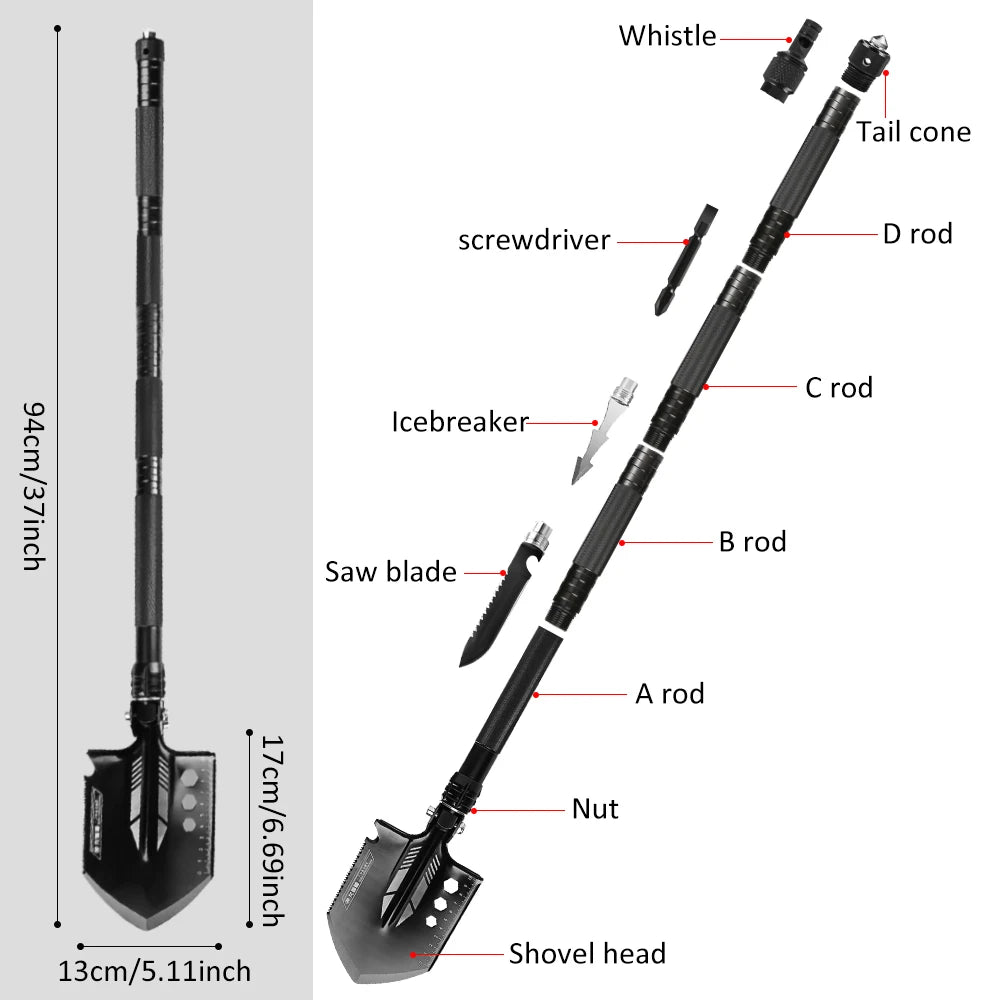 Outdoor Multifunctional Shovel Kit - PL Online Boutique