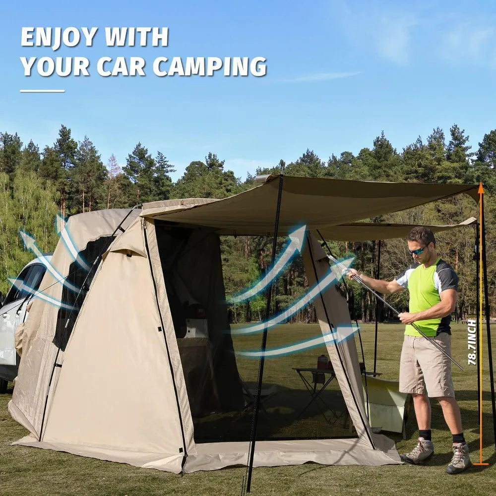 Tailgate Shade Awning Tent for Camping SUV - PL Online Boutique