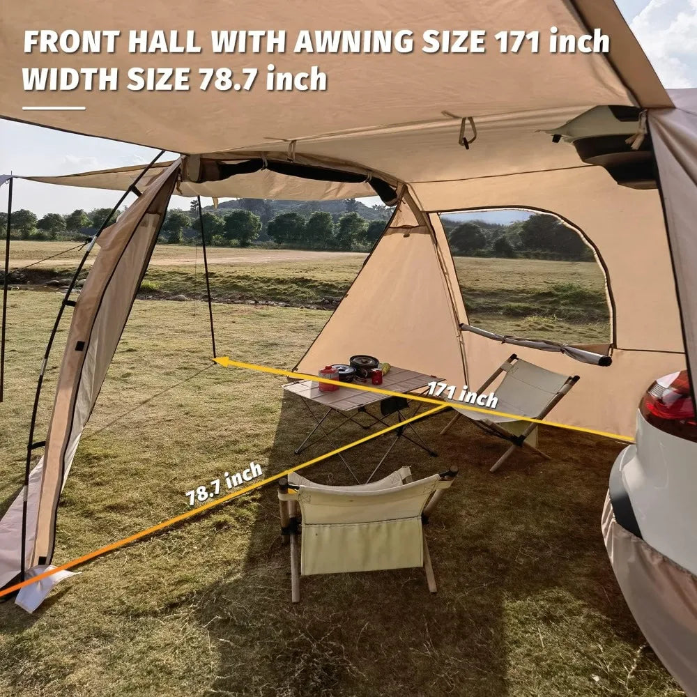 Tailgate Shade Awning Tent for Camping SUV - PL Online Boutique