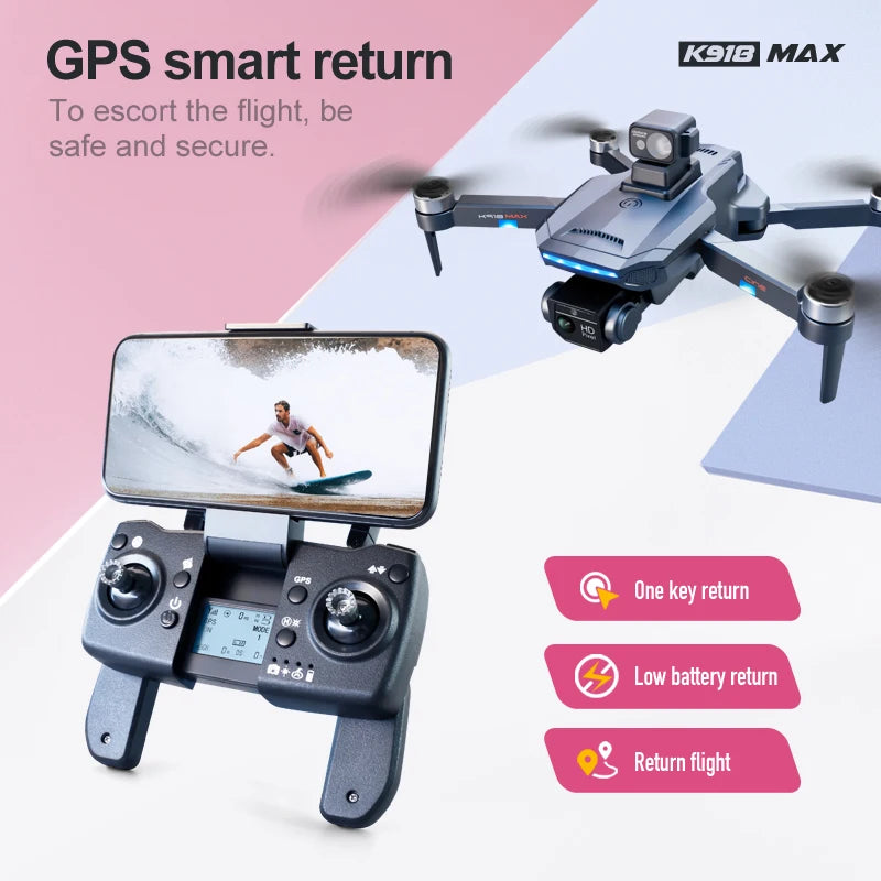 New XYRC K918 MAX GPS Drone 4K Professional