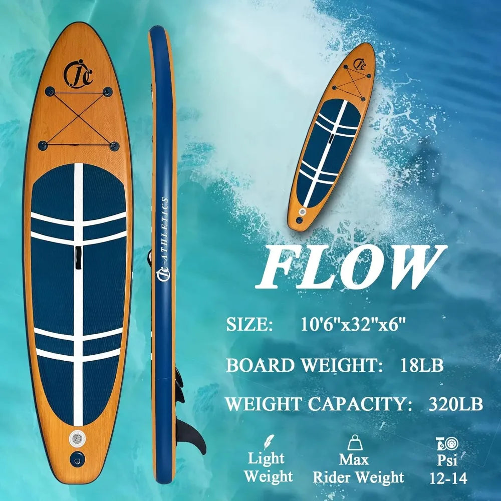 Inflatable Stand Up Paddle Board (6 Inches Thick), - PL Online Boutique