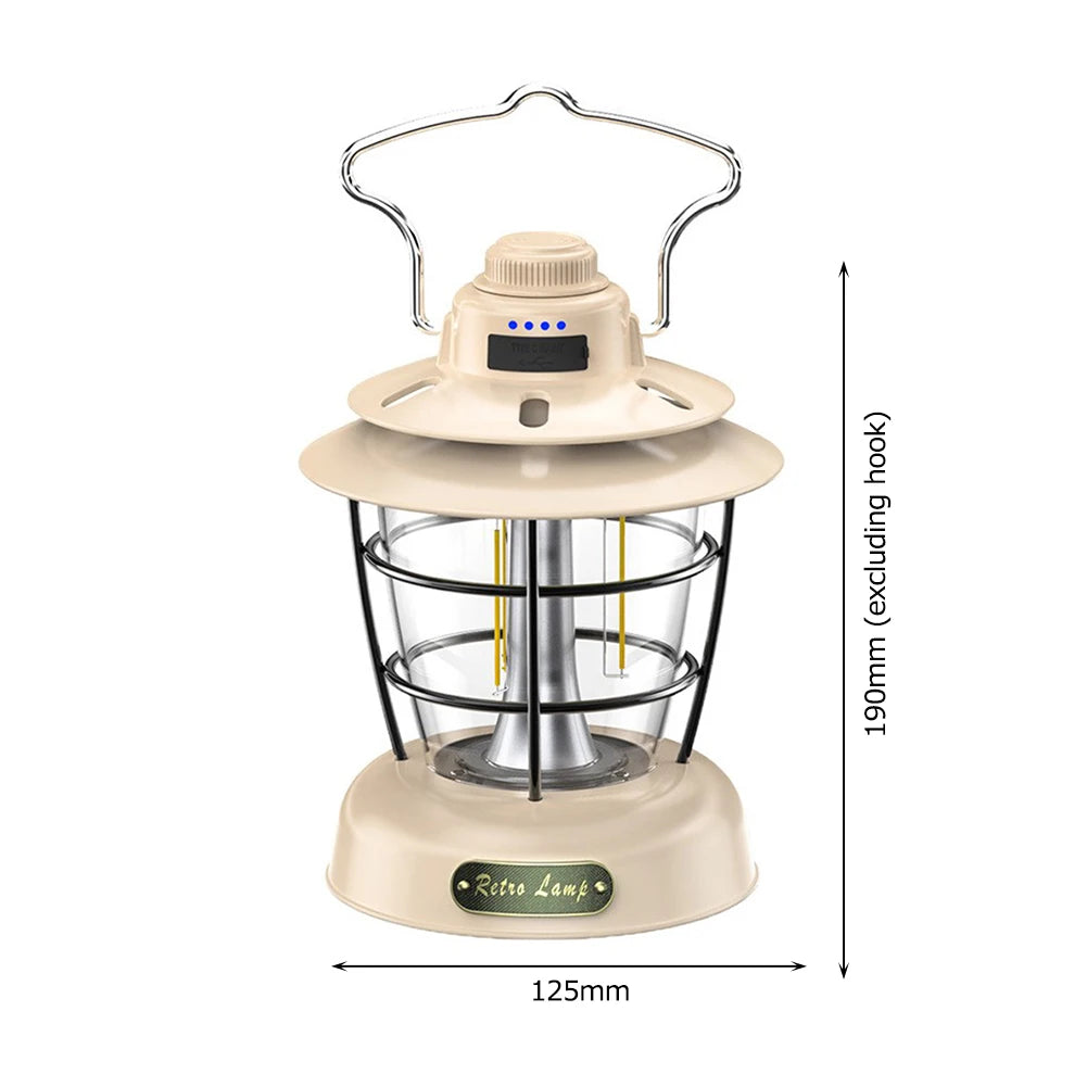 LED Retro Camping Lantern - PL Online Boutique