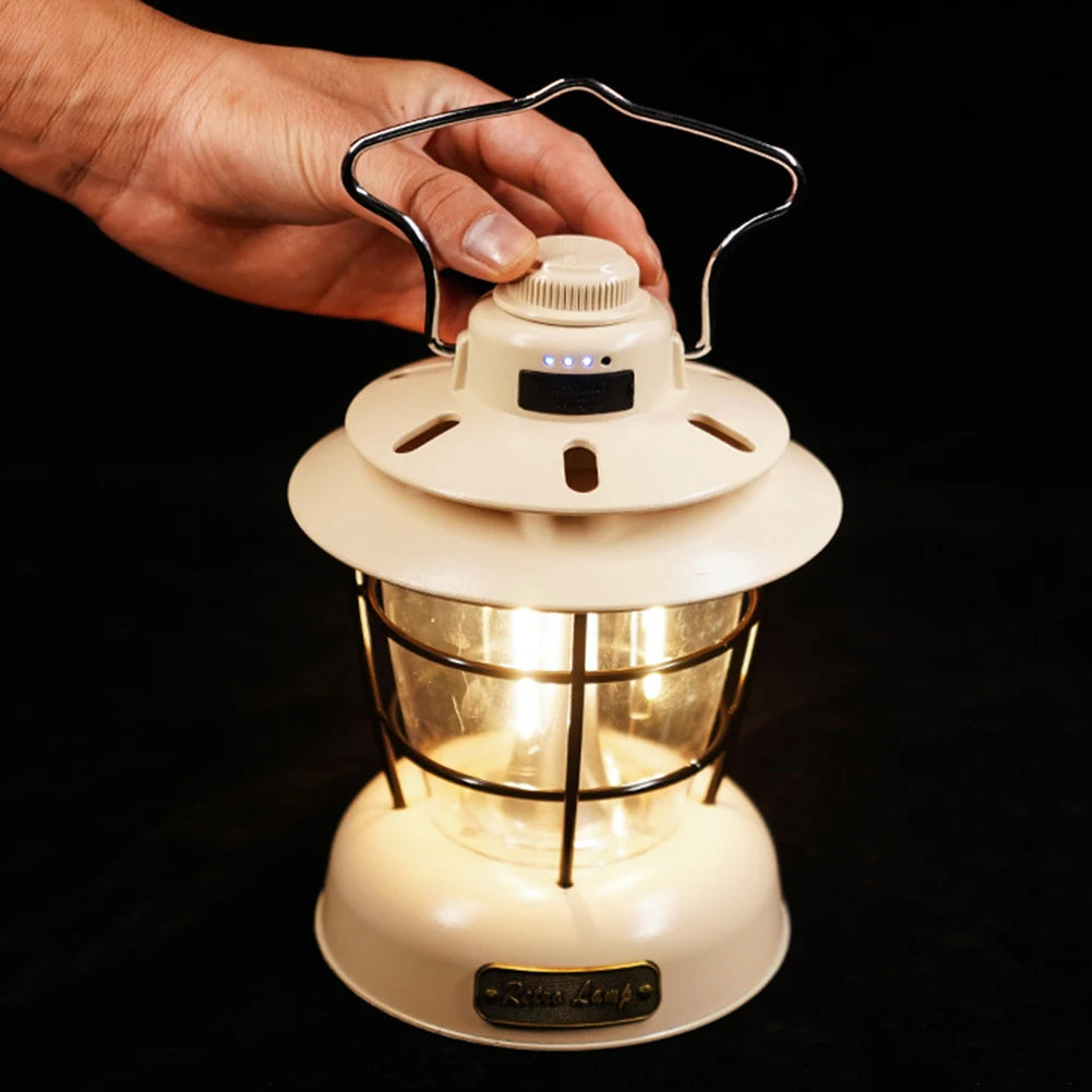 LED Retro Camping Lantern - PL Online Boutique