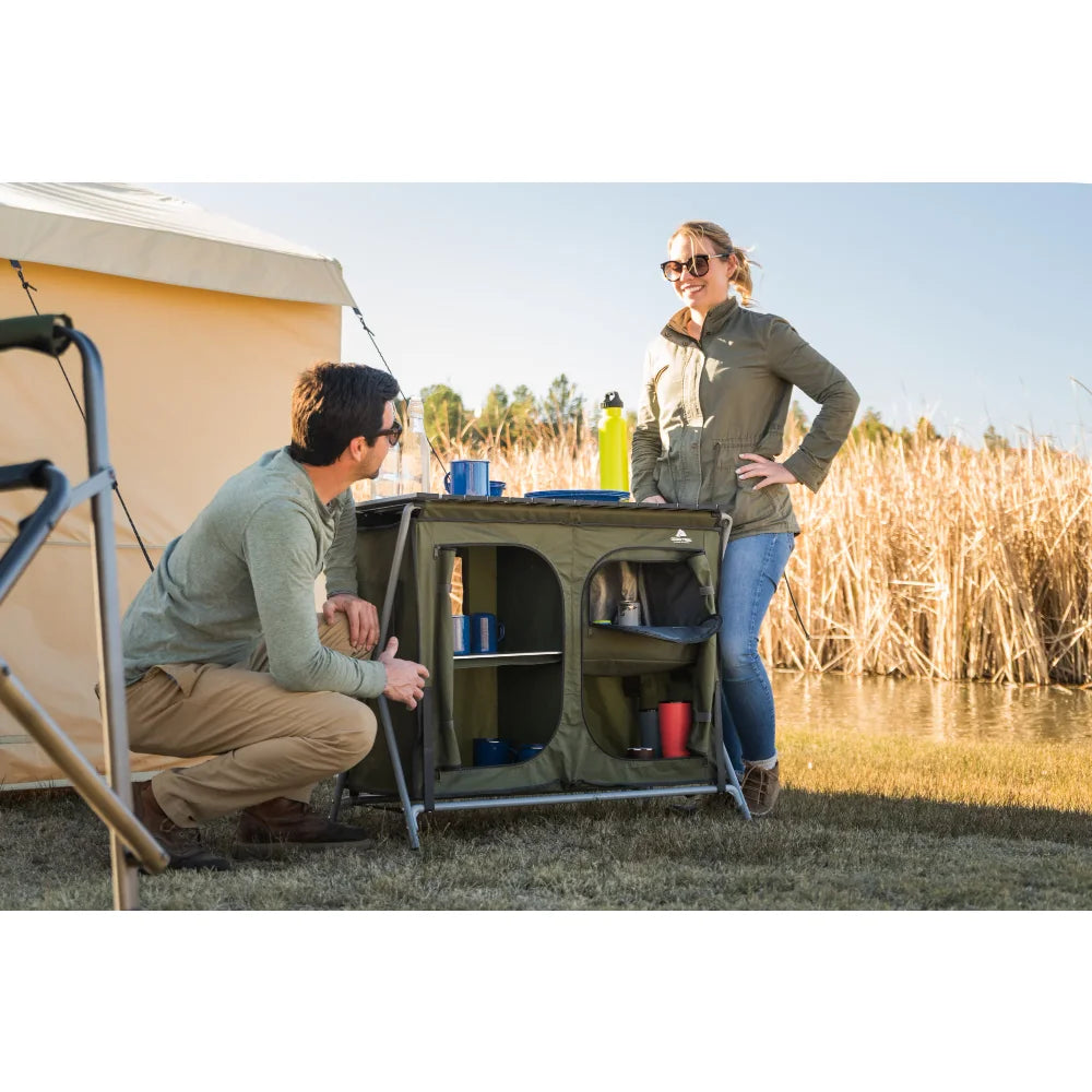 Camping Table, Gray Foldable   Outdoor    Furniture - PL Online Boutique