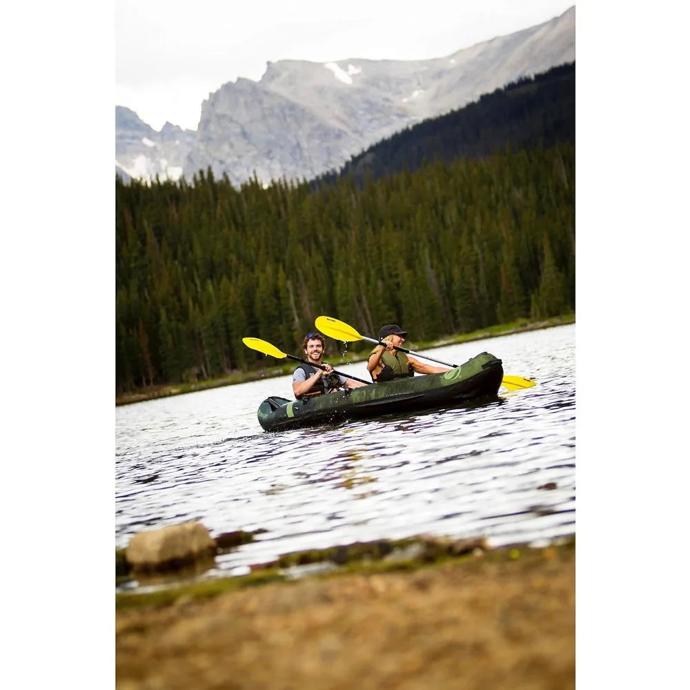 Fishing Kayak 2-Person,Inflatable Kayak with Paddle,Rod Holders - PL Online Boutique