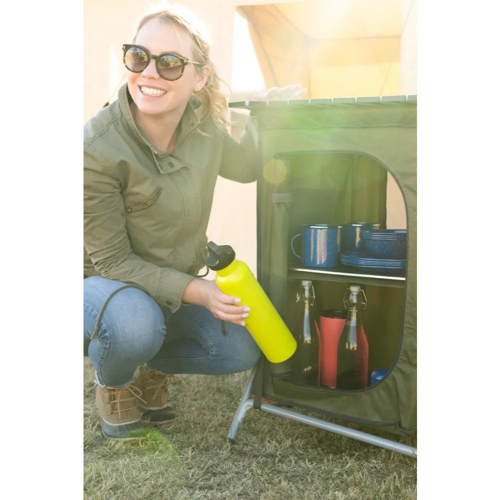 Camping Table, Gray Foldable   Outdoor    Furniture - PL Online Boutique